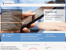 Tablet Screenshot of networkers.de